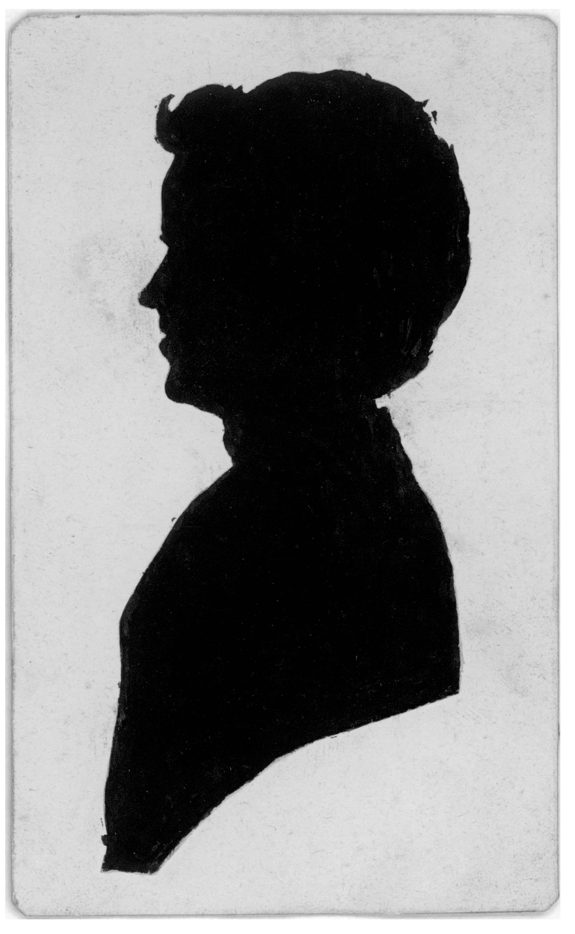 Silhuet af Carl Nielsen, vedlagt brev, nr.5.