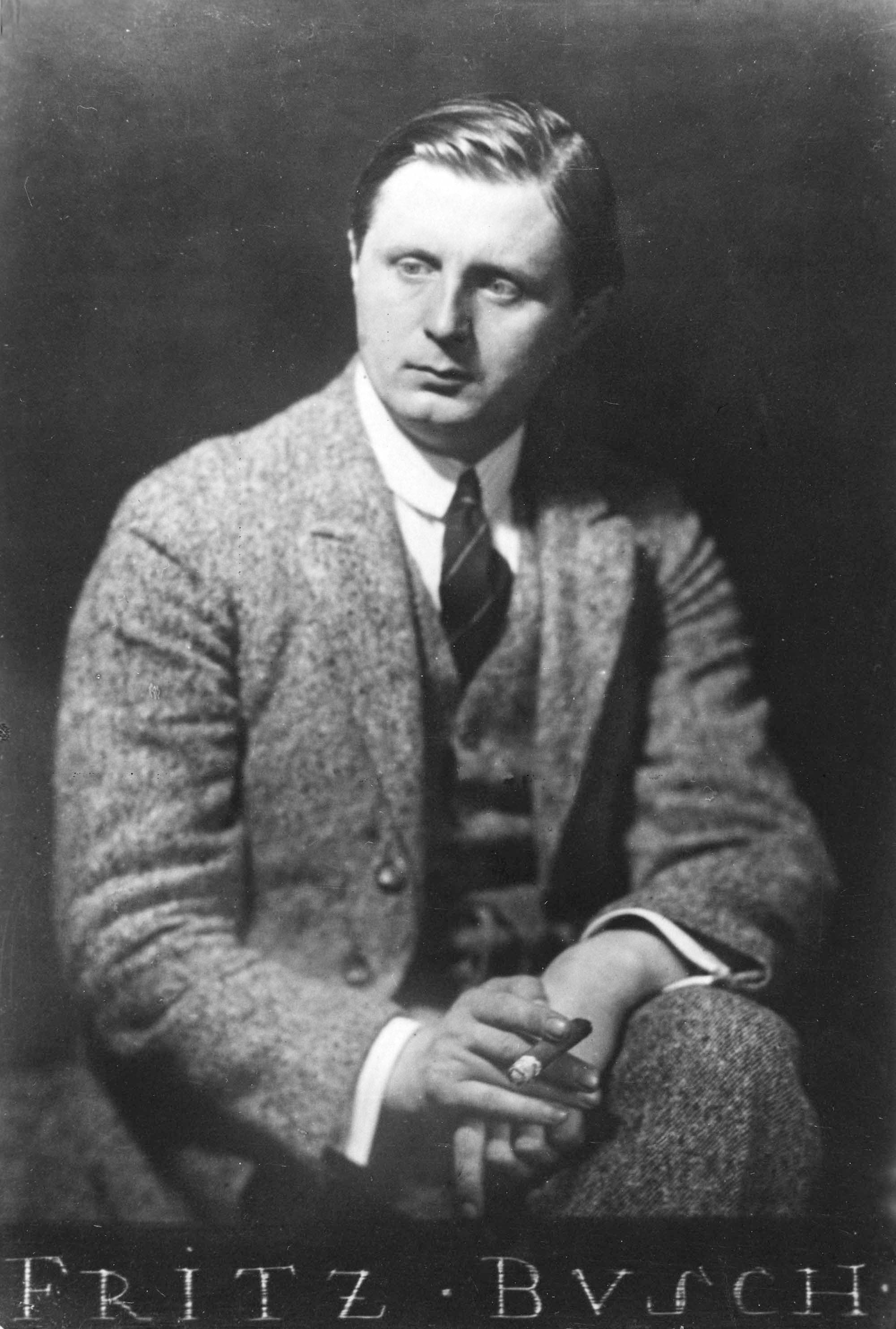 Fritz Busch, 13.3.1890-14.9.1951. Tysk postkort.