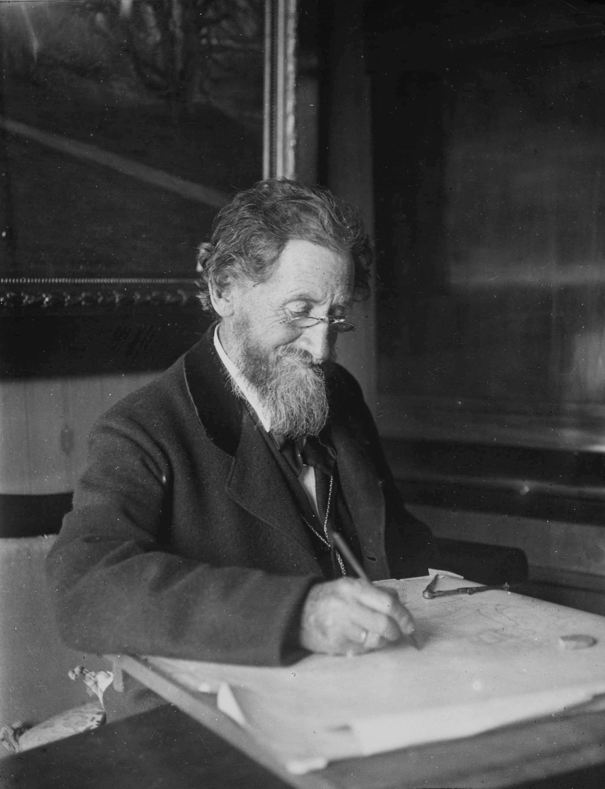 Arkitekt P.V. Jensen-Klint, 21.6.1853-1.12.1930.