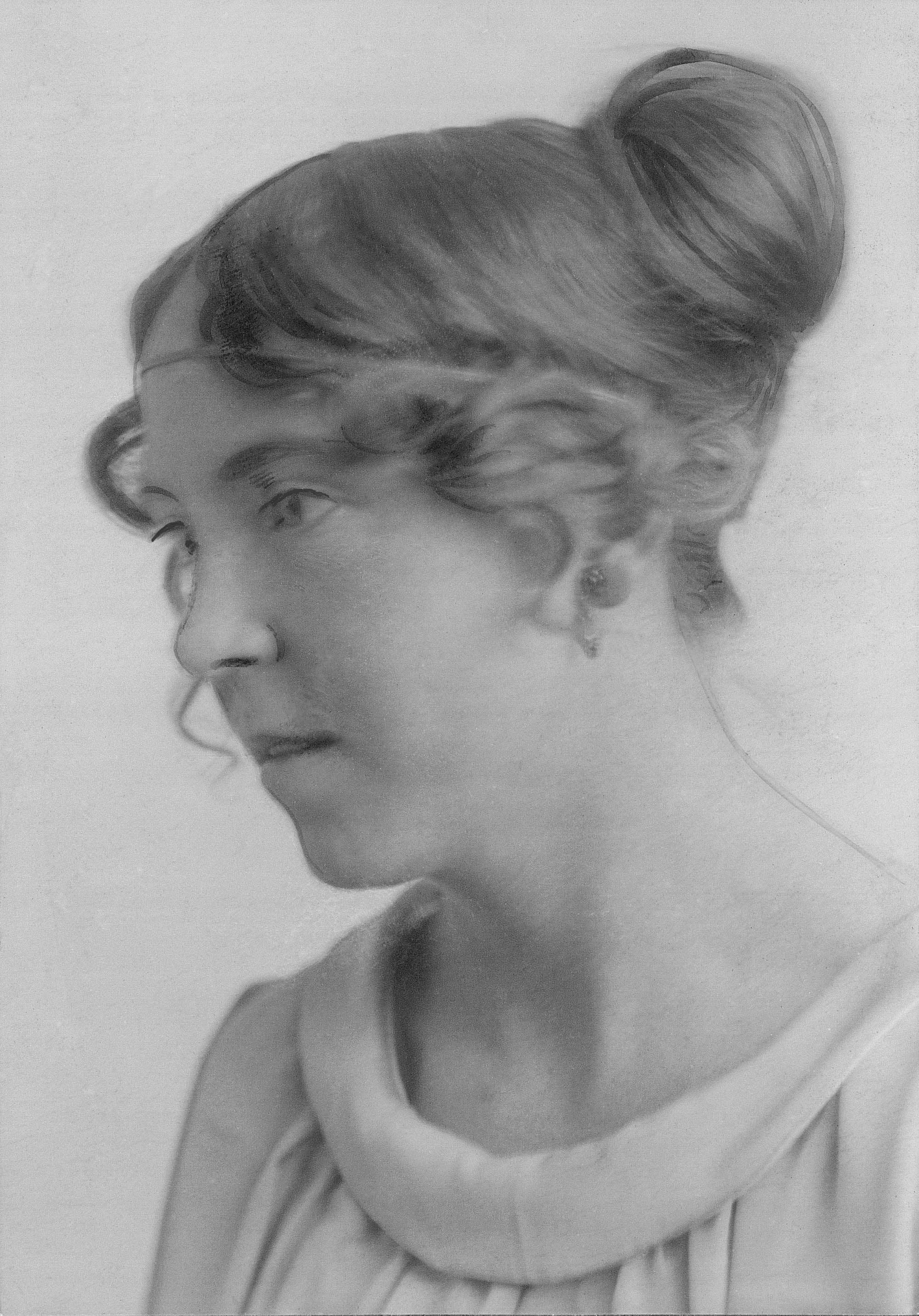 Irmelin Nielsen, 9.12.1891-9.9.1974, gift med Eggert Møller 14.12.1919. (KB, HA Acc. 2008/25). 