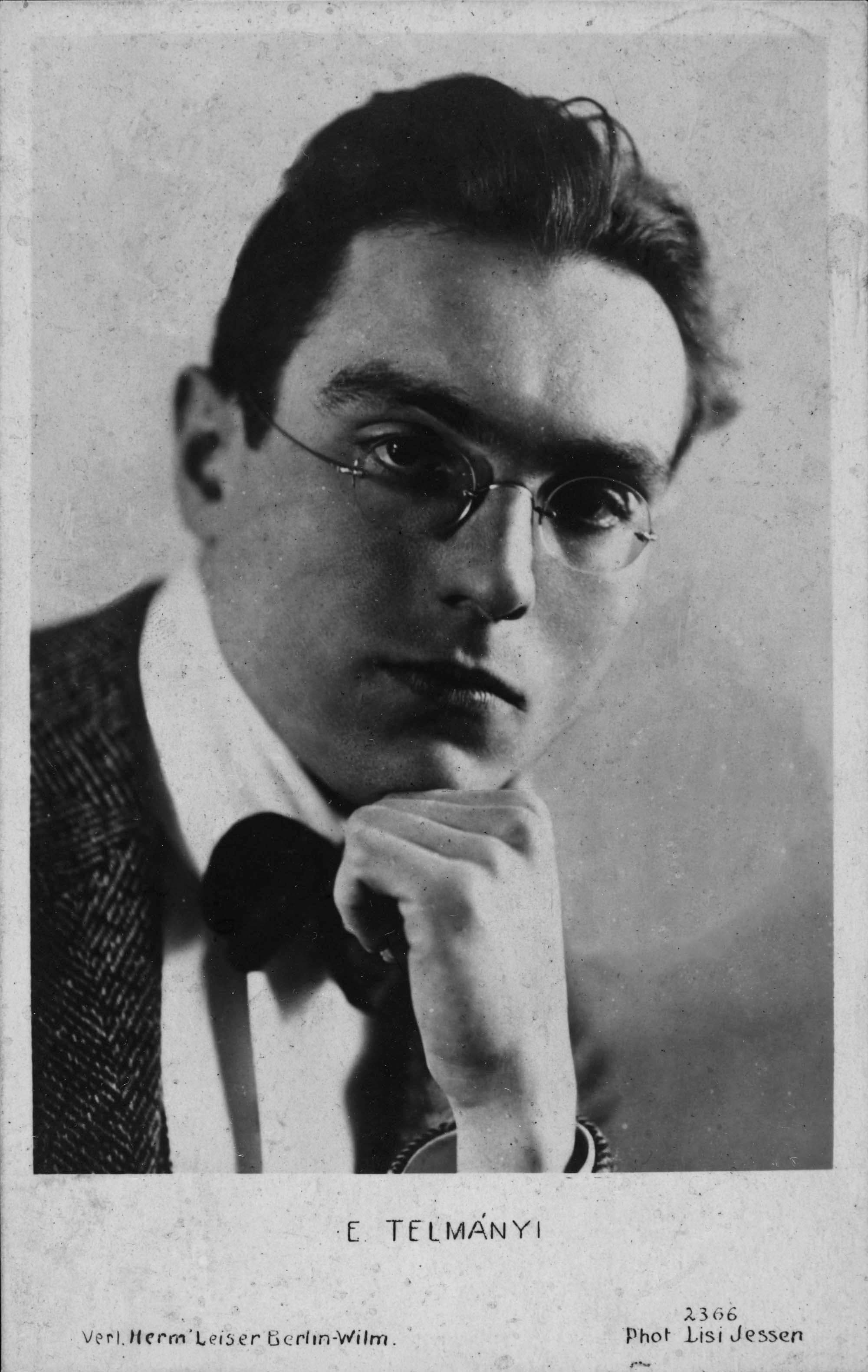 Emil Telmányi, 22.6.1892-12.6.1988, på et tysk postkort, sendt af ham selv til hans svigermor Anne Marie Carl-Nielsen den 25.6.1919. (KB, HA CNA).