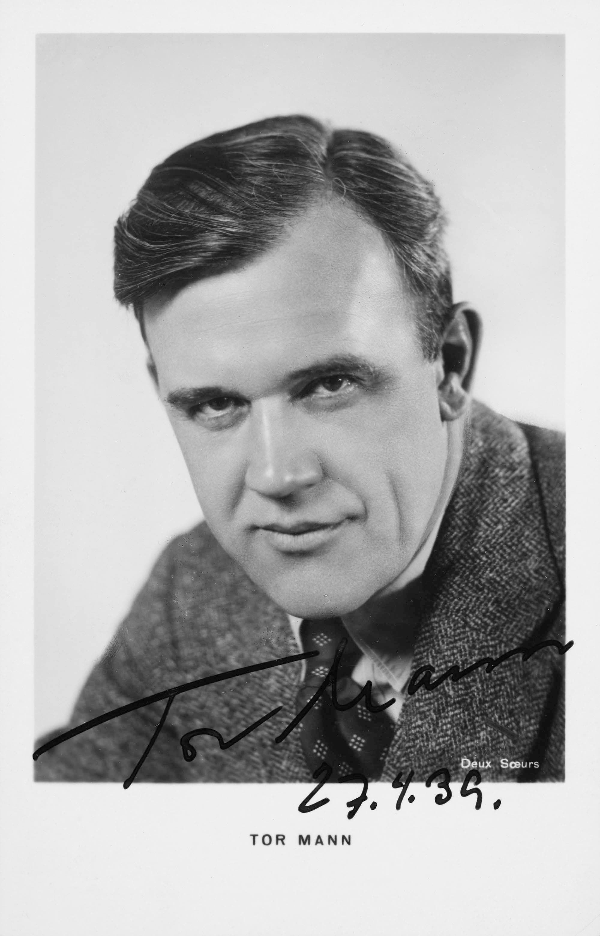 Tor Mann, 25.2.1894-29.3.1974.