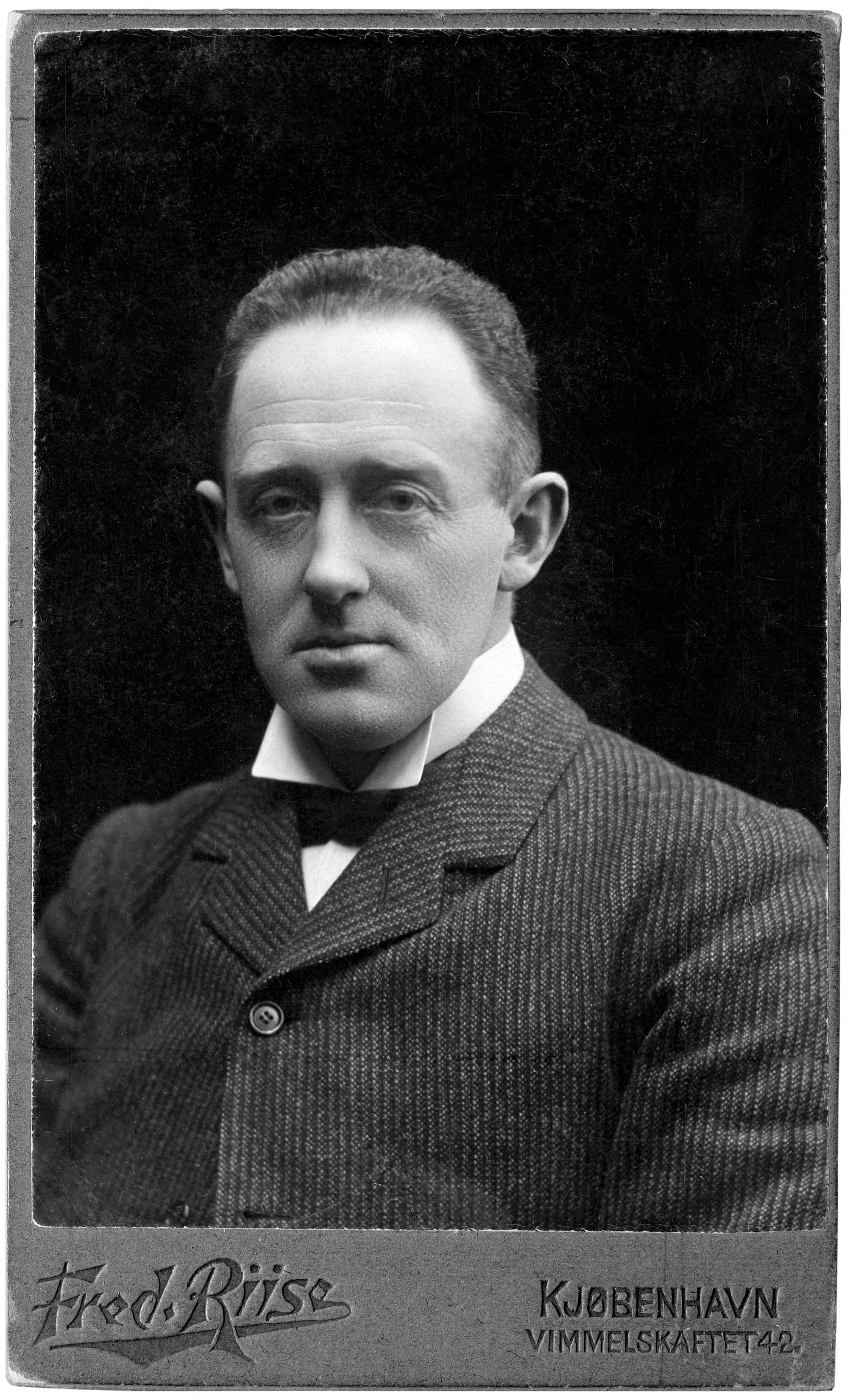 Maskarades librettist litteraturhistorikeren Vilhelm Andersen, 1864-1953.