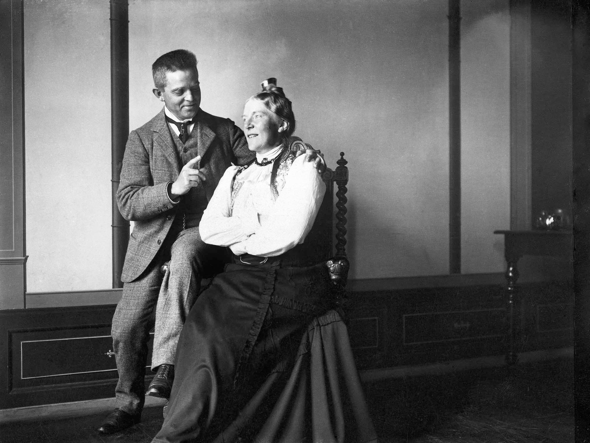 Carl og Anne Marie efter hjemkomsten fra Grækenland.