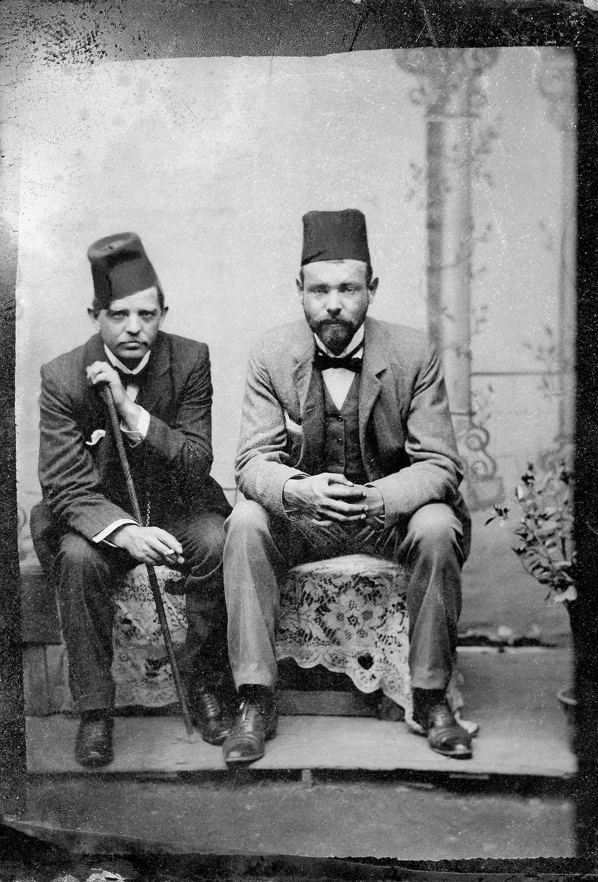 Carl Nielsen og Ove Jørgensen i Konstantinopel, maj 1903.