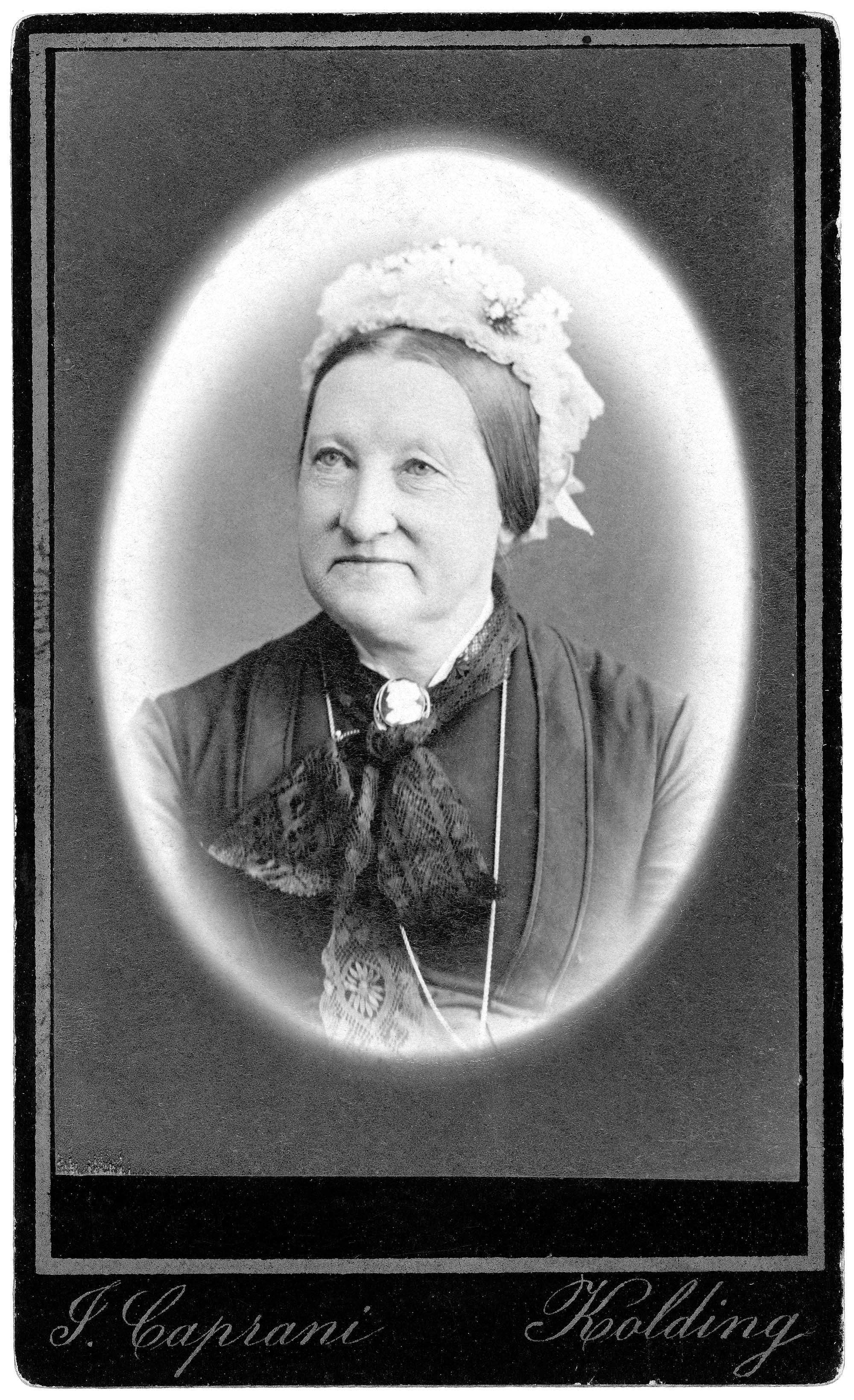 Anne Marie Carl-Nielsens mor Frederikke Brodersen, 21.12.1825-11.6.1904.