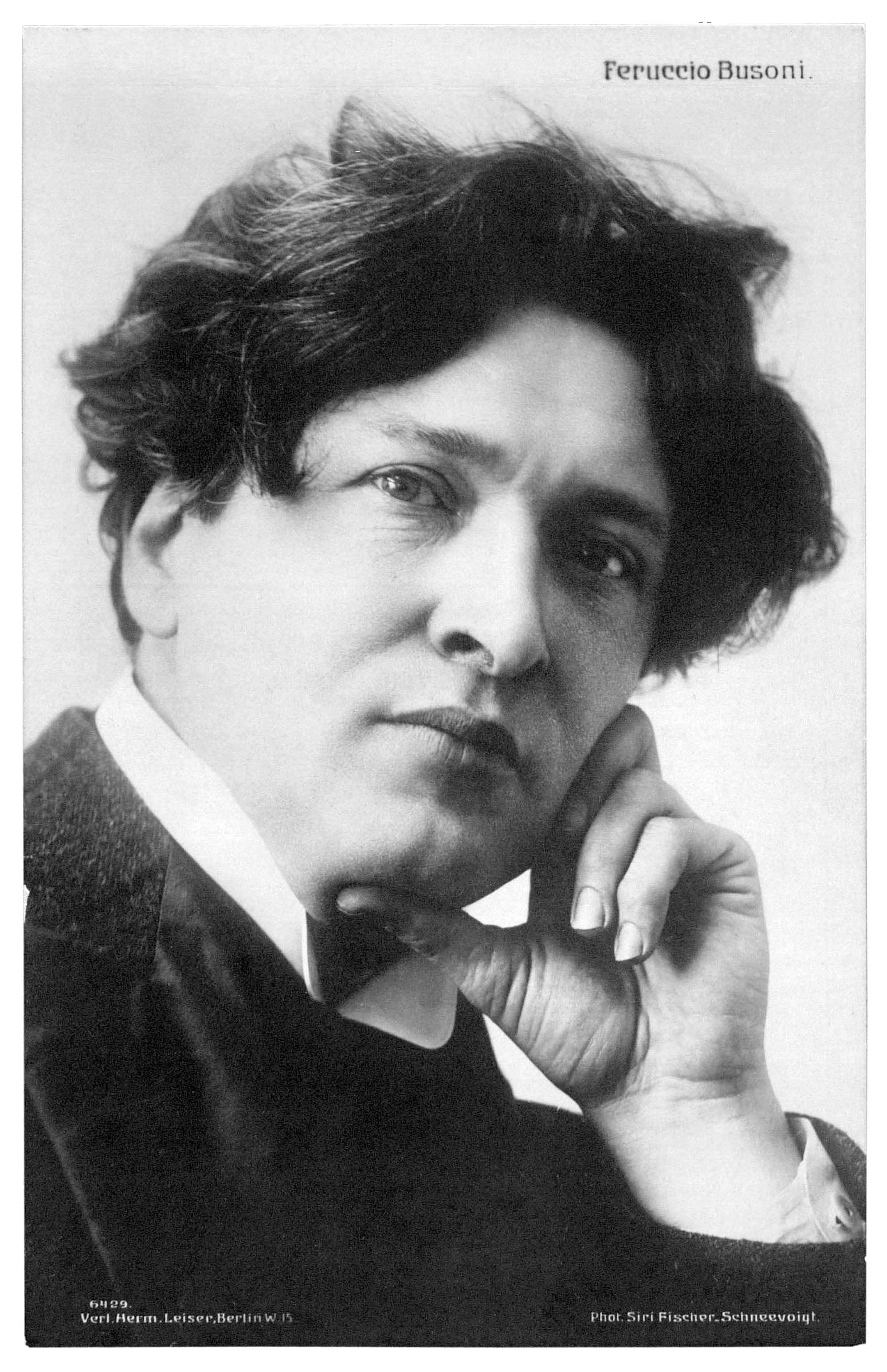 Ferruccio Busoni, 1866-1924.